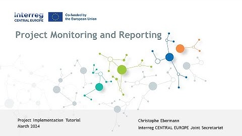 Tutorial (Project Implementation): Project Monitoring and Reporting