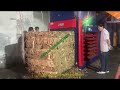 Horizontal Manual Tie Baling Press Machine For Cradboard