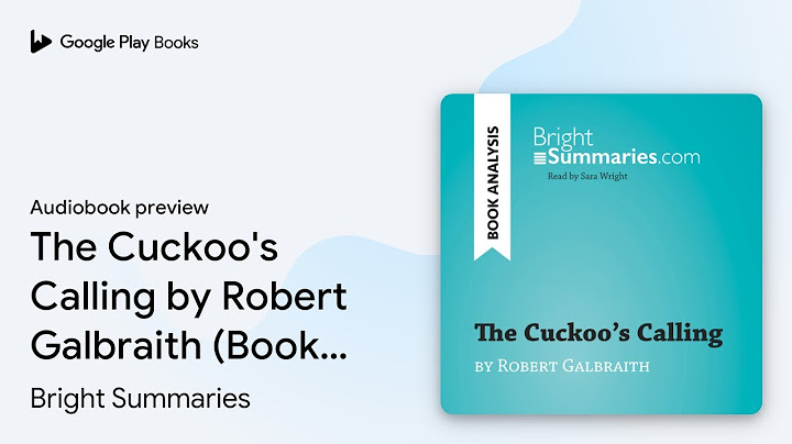 The cuckoos calling book review năm 2024