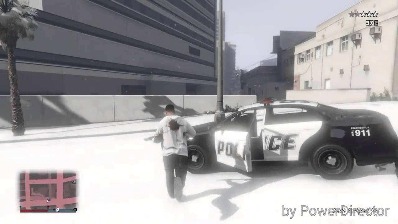 Grand Theft Auto Me Vs The Cop YouTube