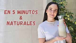Leches Vegetales Usando Dos Ingredientes Sin Colar Y Naturales