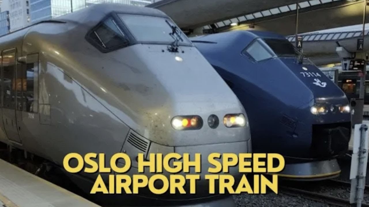 Oslo Airport from City Centre | Norway's High Speed Airport Train