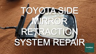 Side Mirror Retraction Repair | Toyota Land Cruiser Prado (with Subtitles)