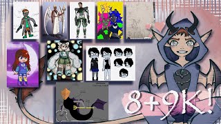 Drawing my subscribers OCs to celebrate 8 and 9K!!!