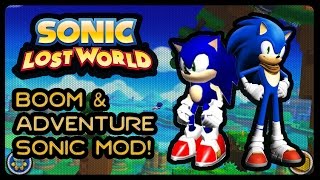 Sonic Lost World Pc - Boom Sonic Mod V2 Adventure Sonic Mod 1080P60Fps