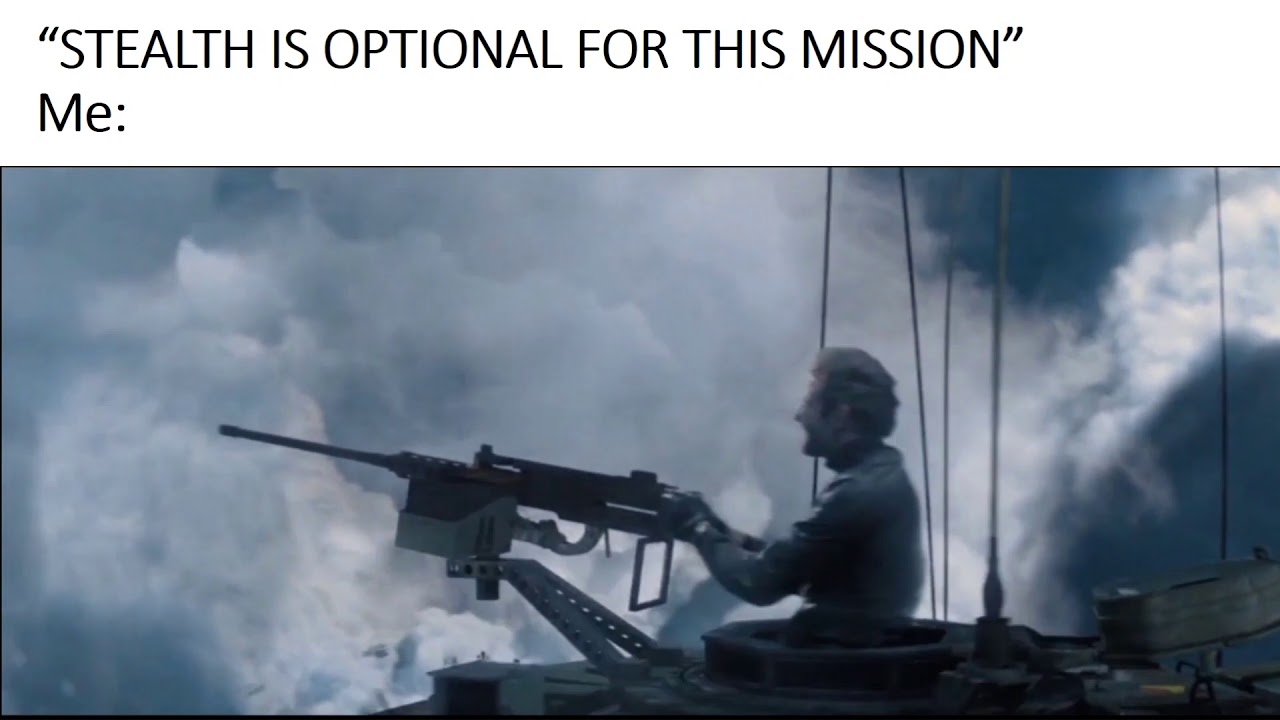 stealth is optional for this mission stealth is optional for this mission