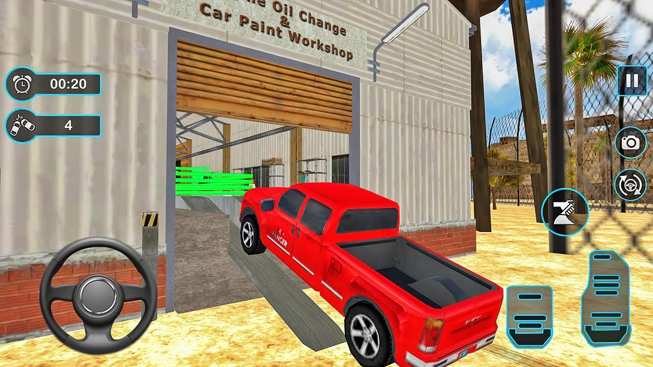 Car Wash Service and Gas Station 4 Service Garage Simulator