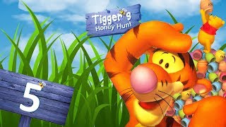 Disneys Tiggers Honey Hunt Pc - Hd Walkthrough Level 5 - Dark Trees And Busy Bees