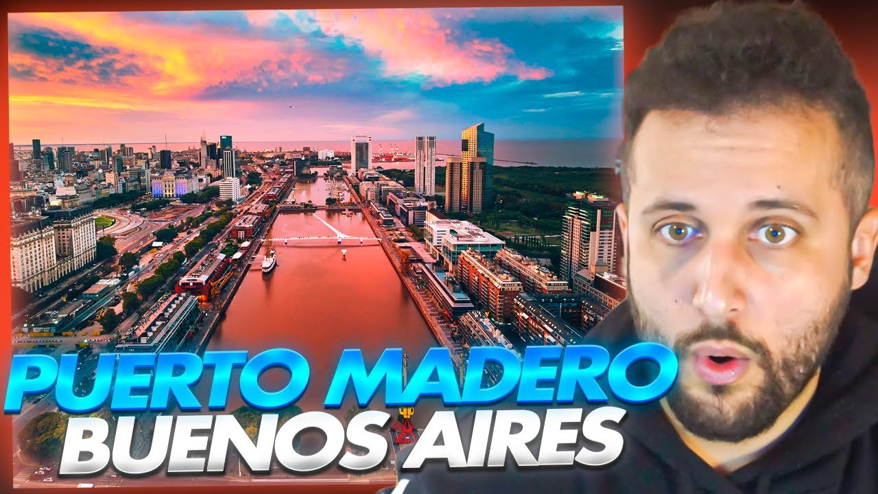Español REACCIONA a PUERTO MADERO *POR PRIMERA VEZ* | Descubriendo Argentina #1