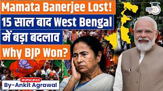 Big Win for BJP in West Bengal, Mamata Banerjee Lost after 15 years | Ankit Agrawal Study IQ