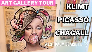 Picasso, Chagall, Klimt | Art Gallery Tour | West Palm Beach, FL #art #walking