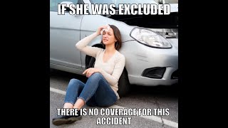 Auto Policy Driver Exclusions And What Does It Really Mean