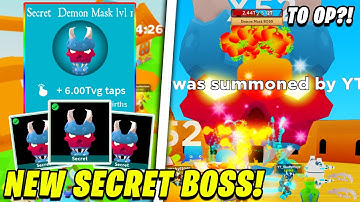 THE NEW SECRET BOSS INSANE OR HORRIBLE | Tapping Simulator
