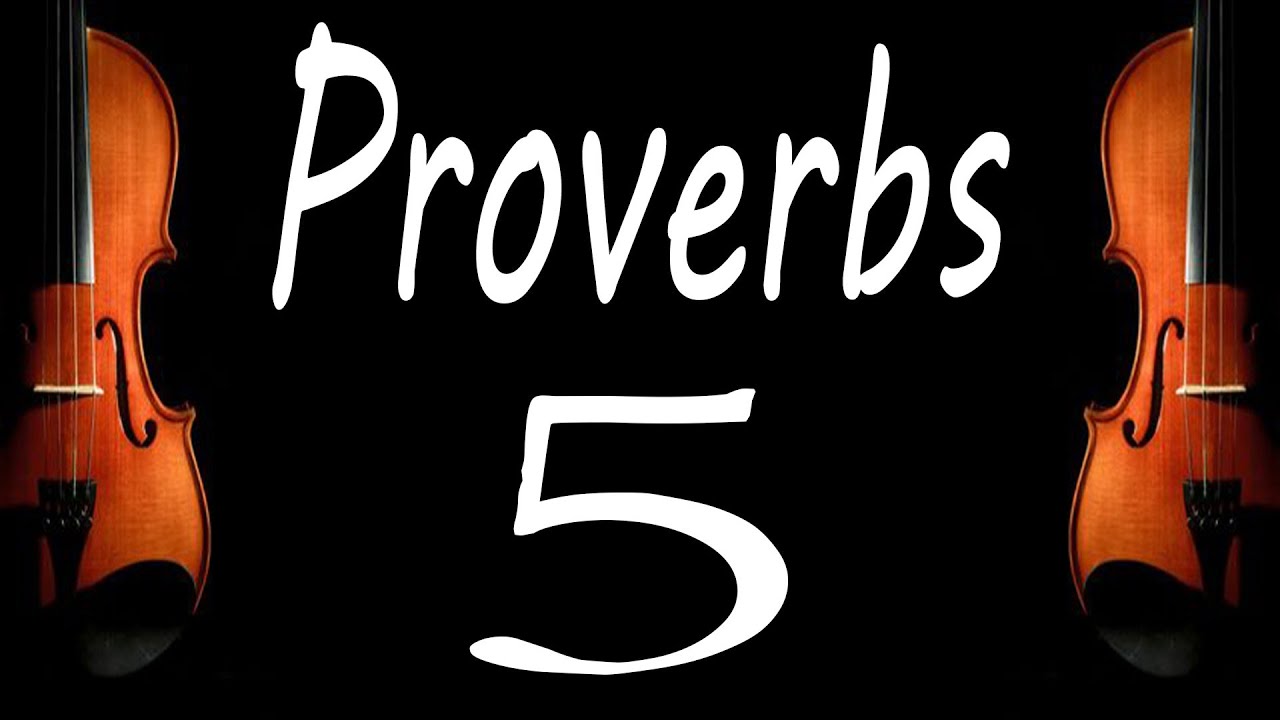 The rap of Proverbs chapter 5 - YouTube