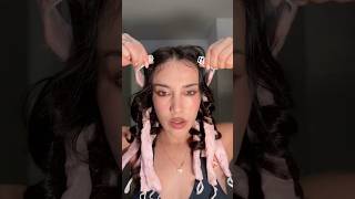 Saçlarımı ısısız şekillendirdim / ahtapot saç şekillendirici