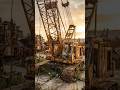 Rusted Abandoned Crawler Crane to Factory New! #automobile #restoration