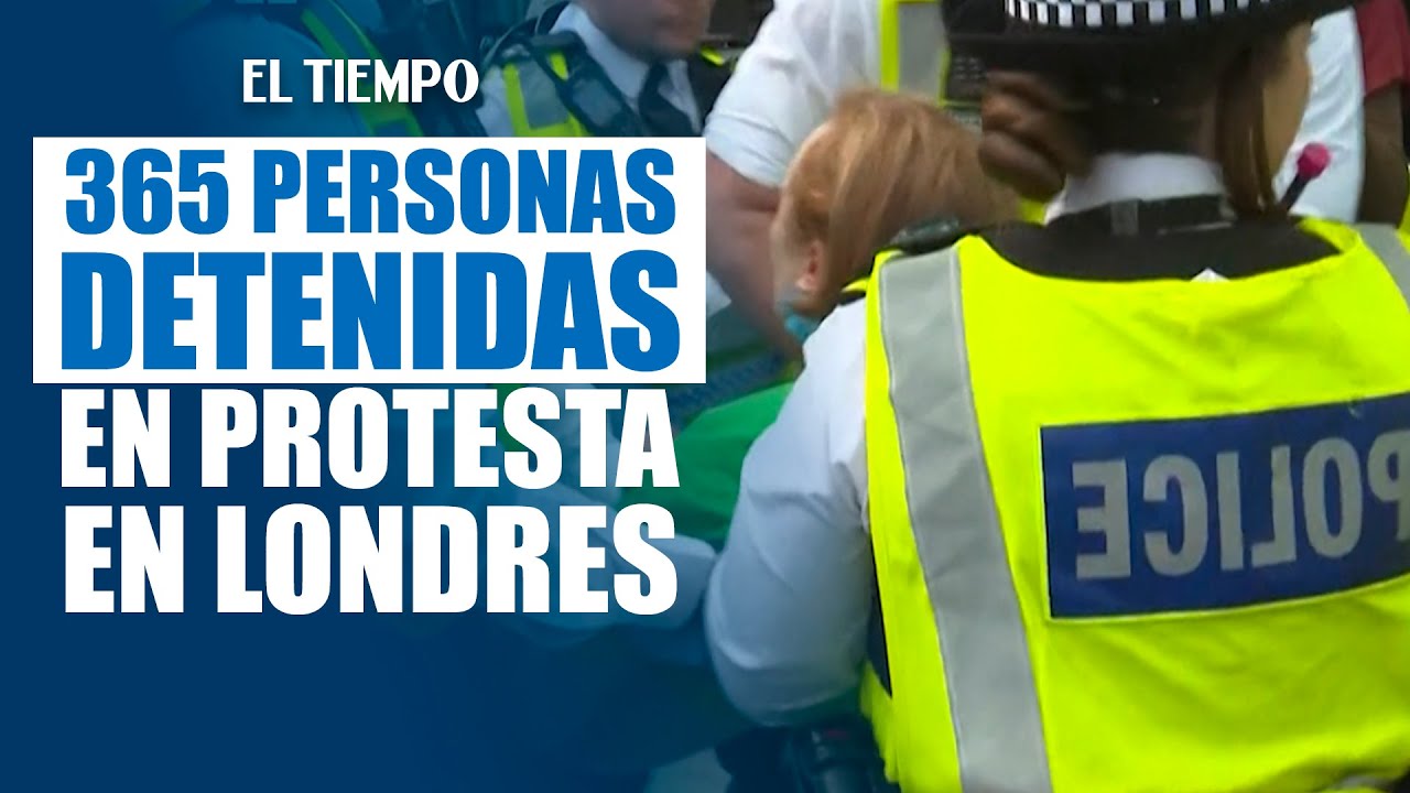 Más de 360 detenidos en Londres en manifestación de organización propalestina prohibida | El Tiempo