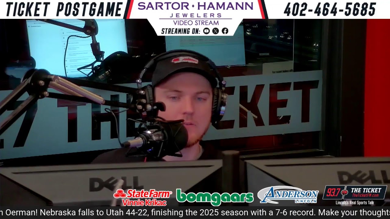 REPLAY: Jay Foreman Postgame: Nebraska Football versus Utah in the Las Vegas Bowl - 12/31/25