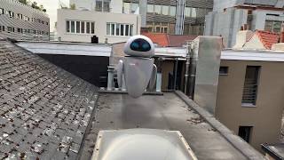 Eve (WALL-E) in my rooftop (Modeling, Animation & Motion Tracking in Cinema 4D)