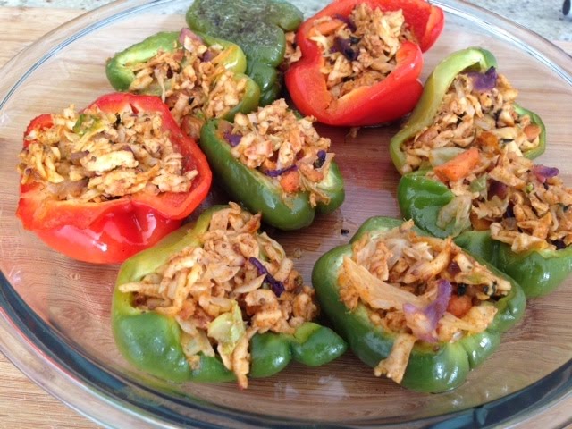 Paneer Stuffed Bell Peppers Recipe ( Stuffed Capsicum- Indian Recipe) | Eat East Indian