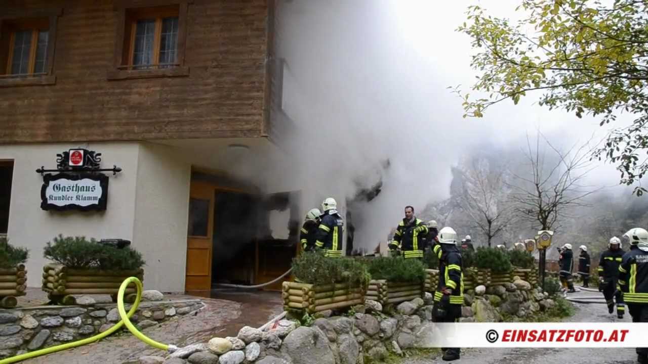 2012 - 362 - Brand im Gasthaus Kundler Klamm - Kundl
