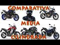 MOTOS que he PROBADO | COMPARATIVA MEDIA CILINDRADA A2 | MT07 VS CB500F VS CB500X VS Z650 VS SV650