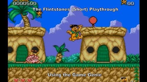 The Flintstones Short Playthrough using the Megadrive