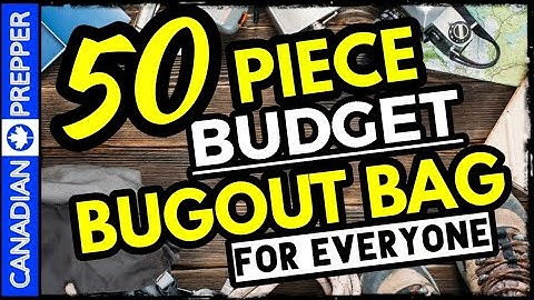 Low Cost Bugout Survival Bag 2021