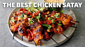 The Best Chicken Satay with Bonus Peanut Sauce Recipe | Food Wishes