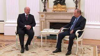 Лукашенко и Путин провели переговоры в Кремле