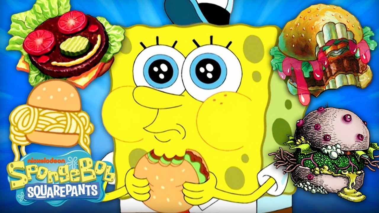 Every Krabby Patty UPGRADE 🍔 | SpongeBob - YouTube