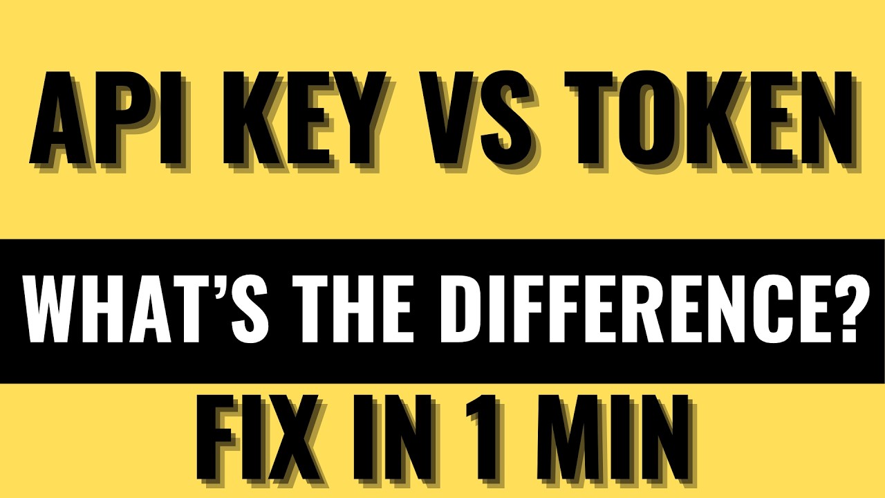 API Key vs Token vs OAuth (Simple Explanation in 40 Seconds) - YouTube