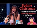 Sydnie Christmas | Final Performance "Over the Rainbow" and Winner of BGT 2024 | Couples Reaction!