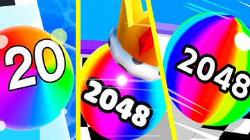 Ball Merge 2048 Vs Calculate Ball Vs Ball Run 2048 Android, iOS! Gameplay Walkthrough (All Levels)