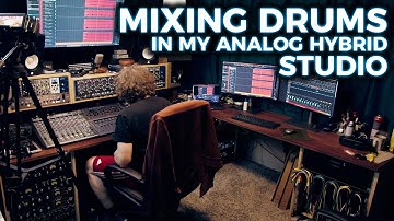 Mixing Drums In My Ultimate Analog Hybrid Setup Using SSL, Harrison, WesAudio, IGS & Softube
