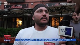 Napoli, scontri tra tifosi - La Vita in Diretta 15/03/2023