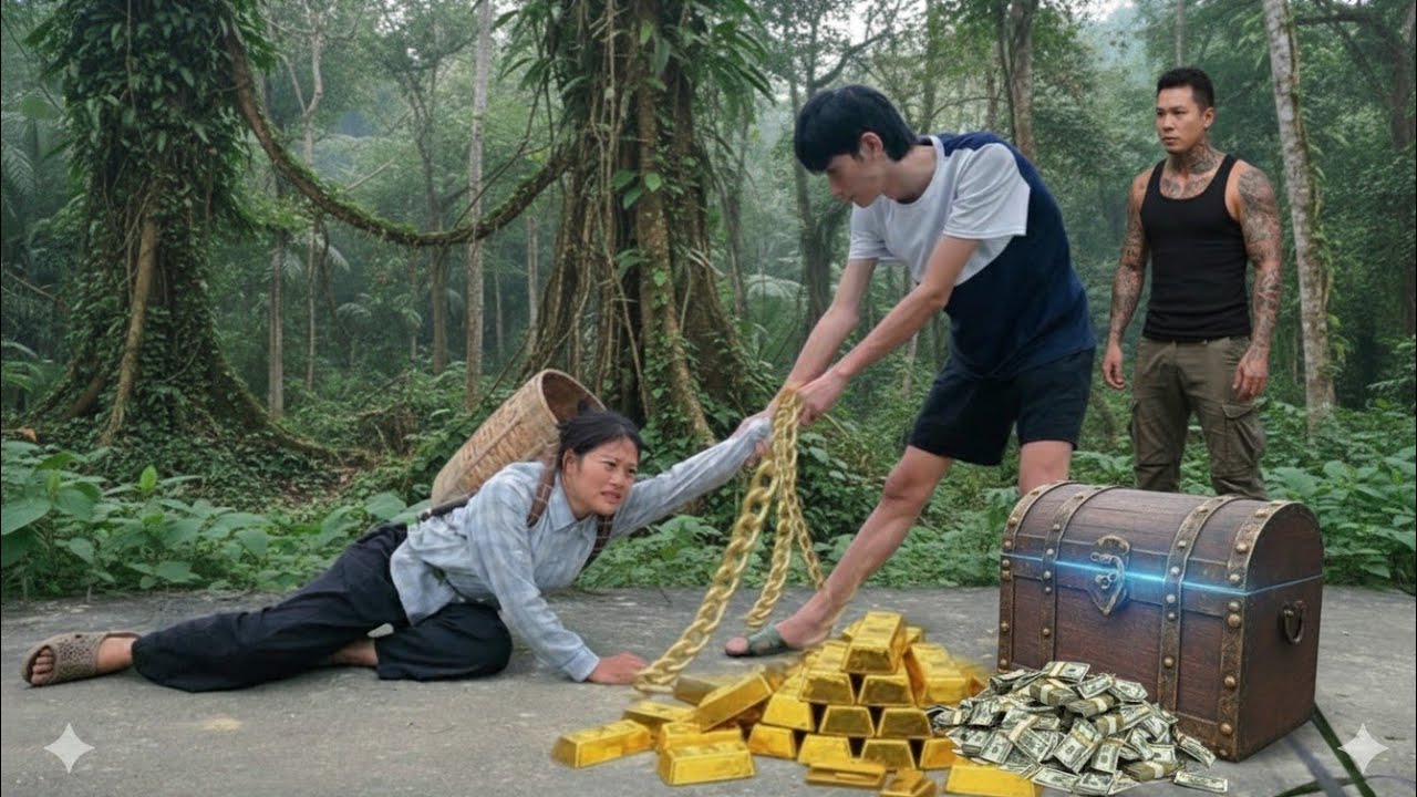 Found Gold in an Abandoned Dump — Single Mother Bravely Fights a Thief to Protect It.