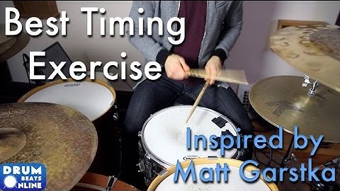 Simple Exercise To Improve Timing (Inspired by Matt Garstka) - Drum Lesson | Drum Beats Online