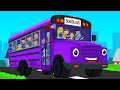 Wheels On The Bus go round and round | Nursery Rhymes | Kids Song