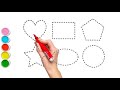 Shapes song for kids, Learn 2d shapes, colors for toddlers  Preschool Learning part    #toddlers
