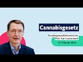 Bundesgesundheitsminister prof karl lauterbach im bundestag zum cannabisgesetz