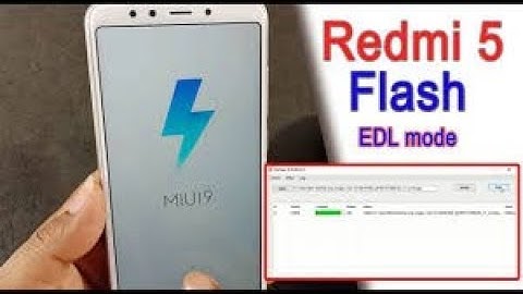 Flashing Xiaomi Redmi 5. How to enter EDL mode?