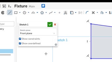 Onshape - One Minute Lesson - Sketching Basics - Applying Automatic and Suggested Constraints