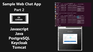Chat App Part 2 - HTML/Javascript with Apache Tomcat and Keycloak  #html #javascript  #keycloak