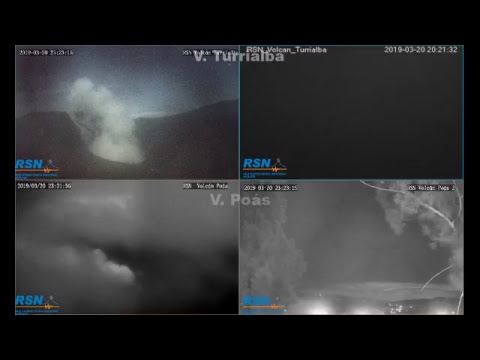 Emisión en directo desde el Volcán Poás y Turrialba (RSN)