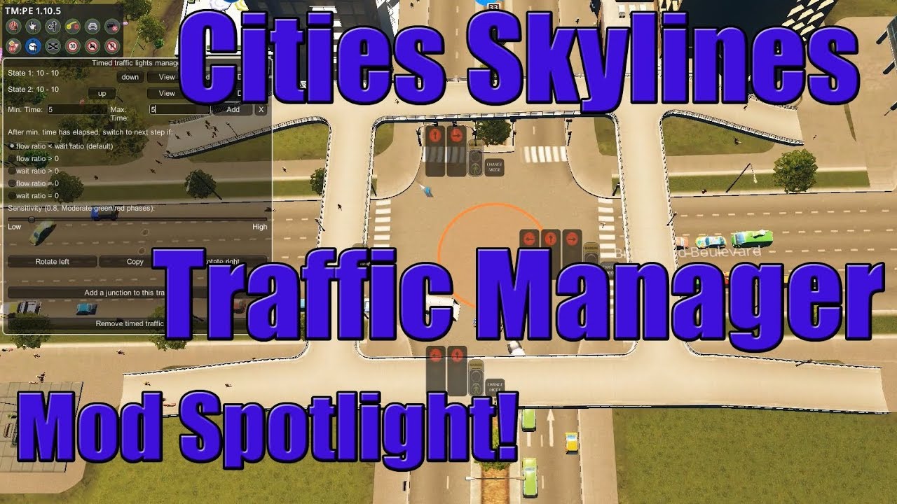 Cities Skylines Traffic Manager Mod Youtube