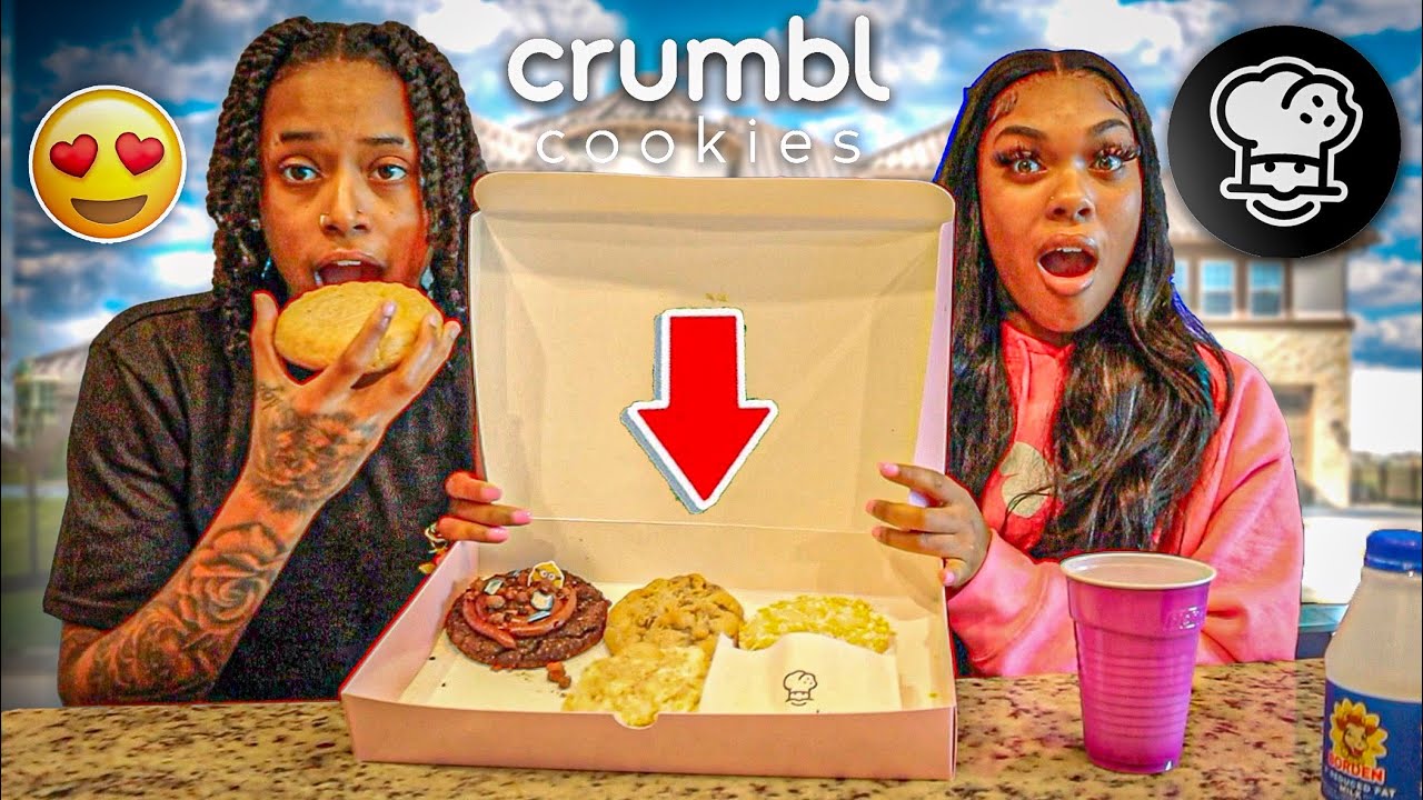 CRUMBL COOKIE REVIEW 🍪  FT RAY 🥰 **SHOCKING REACTION 😳**
