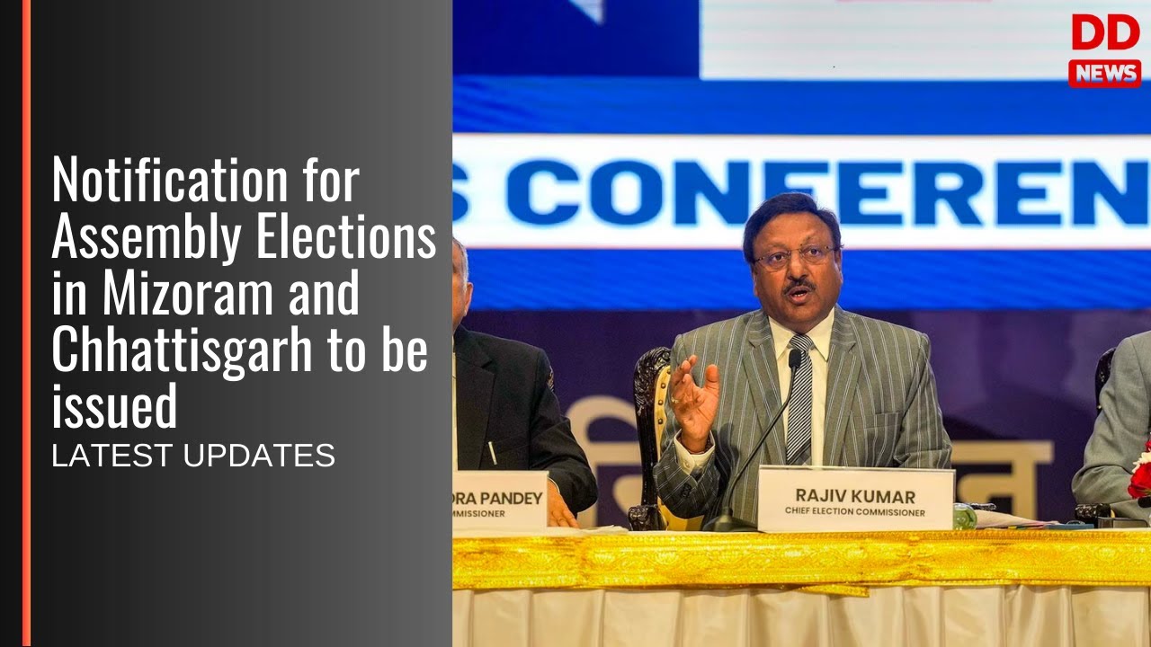 News At 10 | Notification for Assembly Elections in Mizoram and Chhattisgarh to be issued