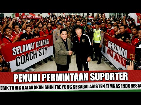 4dasian x abc188 - SUDAH TIBA DI INDONESIA~ERIK TOHIR SAMBUT SHIN TAEYONG USAI TERIMA TAWARAN JADI ASISTEN JHON HERDMAN