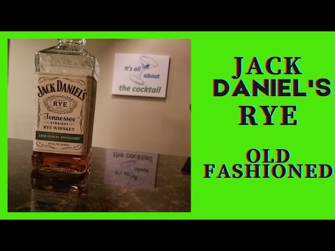 Jack Daniel's Tennessee Rye Review | J. D. Old Fashioned | It's all about the Cocktail | Ray O'Brien